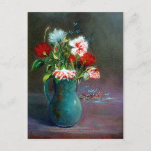 Bodegón de flores/Stillleben von Blume Postkarte