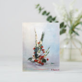 Bodegón de flores/Stillleben von Blume Postkarte (Stehend Vorderseite)