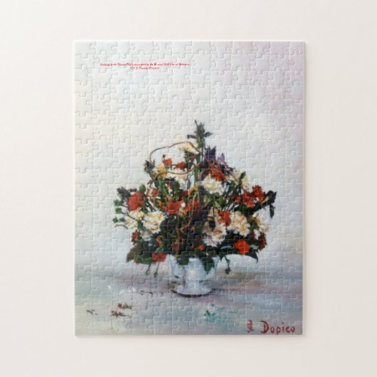 Bodegón de flores/Stillleben von Blume Puzzle (Vertikal)