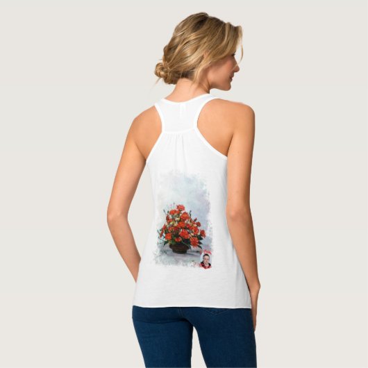 Bodegón de flores tank top (Rückseite Vollansicht)