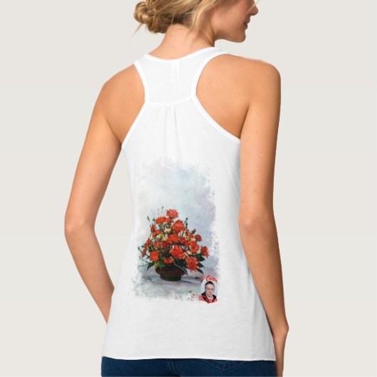 Bodegón de flores tank top (Rückseite)