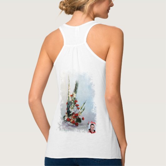 Bodegón de flores tank top (Rückseite)