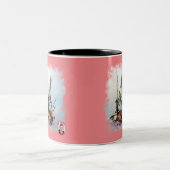 Bodegón de flores zweifarbige tasse (Mittel)