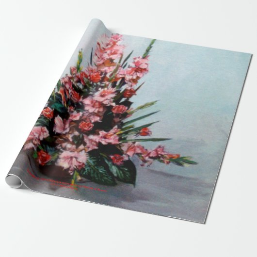 Bodegón der Blumen/Still life of flowers Geschenkpapier (Ungerollt)