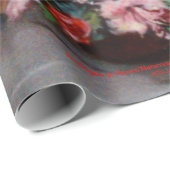 Bodegón der Blumen/Still life of flowers Geschenkpapier (Rolleneckpunkt)