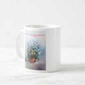 Bodegón der Blumen/Still life of flowers Kaffeetasse (Vorderseite Links)
