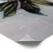 Bodegón der Blumen/Still life of flowers Poster (Ecke)