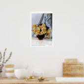 Bodegón der Blumen/Still life of flowers Poster (Küche)