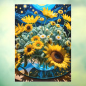 Bodegón Flores y Noche 1 - 001 Fensteraufkleber (Blatt 3)