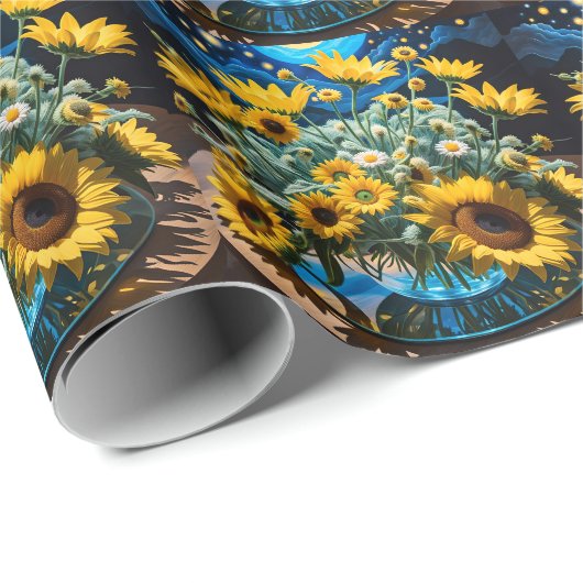 Bodegón Flores y Noche 1 - 001 Geschenkpapier (Rolleneckpunkt)