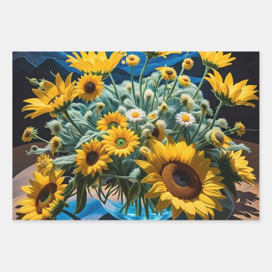 Bodegón Flores y Noche 1 - 001 Geschenkpapier Set (Vorderseite 3)