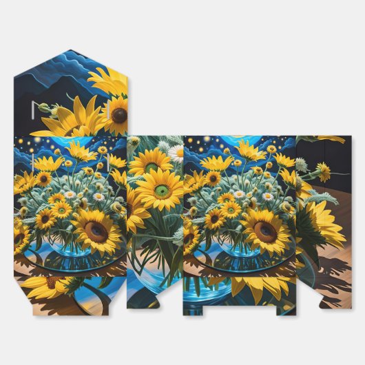 Bodegón Flores y Noche 1 - 001 Geschenkschachtel (Ungefaltet)