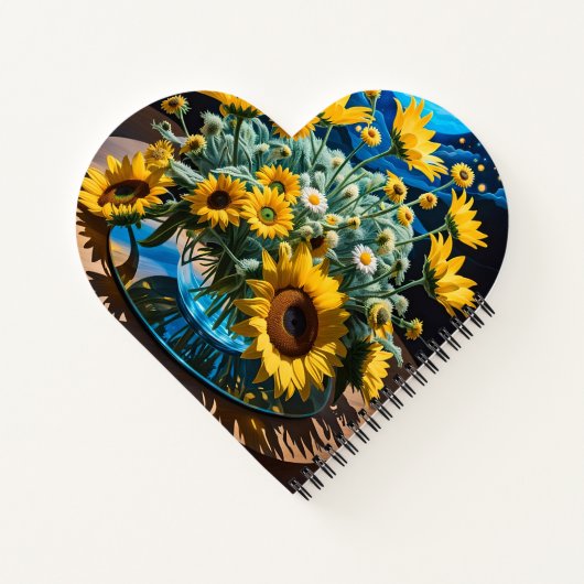 Bodegón Flores y Noche 1 - 001 Notizblock (Rückseite)