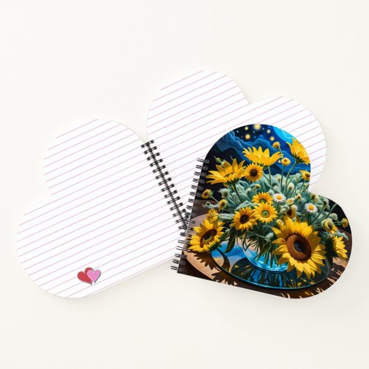 Bodegón Flores y Noche 1 - 001 Notizblock (Innenseite)