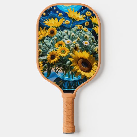 Bodegón Flores y Noche 1 - 001 Pickleball Schläger (Vorderseite)