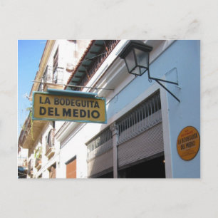 Bodeguita Medio Havanna Postkarte