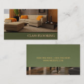 Böden, Fußbodenbaumühle, Holz Visitenkarte (Vorne/Hinten)