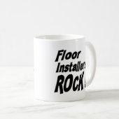 Boden-Installateur-Felsen! Tasse (VorderseiteRechts)