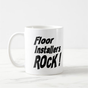 Boden-Installateur-Felsen! Tasse