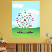 Boden Leinwanddruck (Insitu (Wohnzimmer))