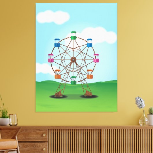 Boden Leinwanddruck (Insitu (Wohnzimmer))