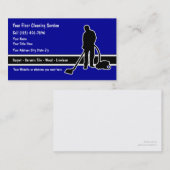 Boden-Reinigungs-Visitenkarten Visitenkarte (Vorne/Hinten)