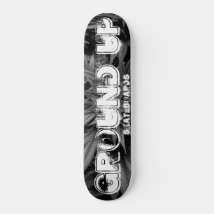 BODEN-Schwarz-Weiß-Skateboarddecke Skateboard