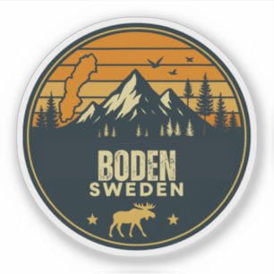 Boden, Schweden Sverige Aufkleber