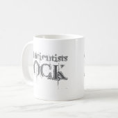 Boden-Wissenschaftler-Felsen Kaffeetasse (Vorderseite Links)