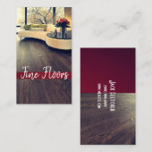 Bodenbelag, Bauausweis Visitenkarte (Vorne/Hinten)