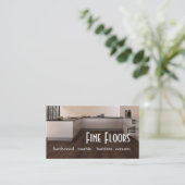 Bodenbelag Hartholzmarmor Bau Visitenkarte (Stehend Vorderseite)