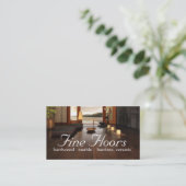 Bodenbelag Hartholzmarmor Bau Visitenkarte (Stehend Vorderseite)