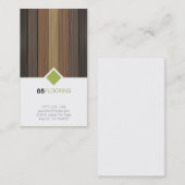 Bodenbelag-Visitenkarte Visitenkarte (Vorne/Hinten)