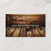 Bodenbelag-Visitenkarte Visitenkarte (Rückseite)