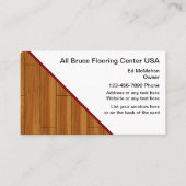 Bodenbelag-Visitenkarten Visitenkarte (Vorderseite)