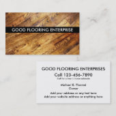 Bodenbelag-Visitenkarten Visitenkarte (Vorne/Hinten)