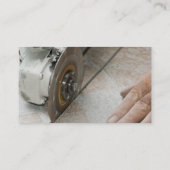 Bodenbelag-Visitenkarten Visitenkarte (Rückseite)