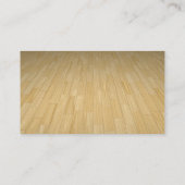 Bodenbelebung aus Hartholz Visitenkarte (Rückseite)