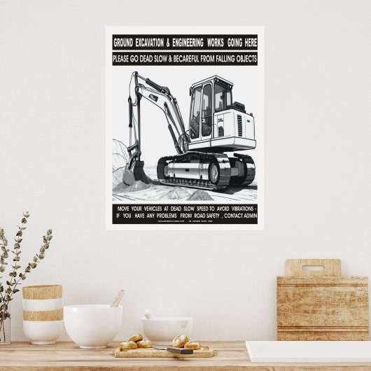 BODENERKENNUNG UND INGENIEURARBEITEN HIER POSTER (Küche)