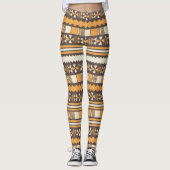 Bodenfarbenstamm Leggings (Vorderseite)