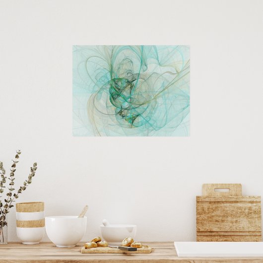 Bodenfreiheit Poster (Küche)