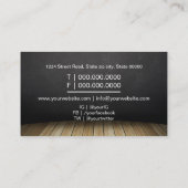 Bodenholzspezialist Visitenkarte (Rückseite)