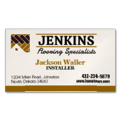 Bodeninstallation Beruflich Magnetische Visitenkarte (Vorderseite)