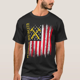 Bodenleger Auftragnehmer Bodeninstallation T-Shirt