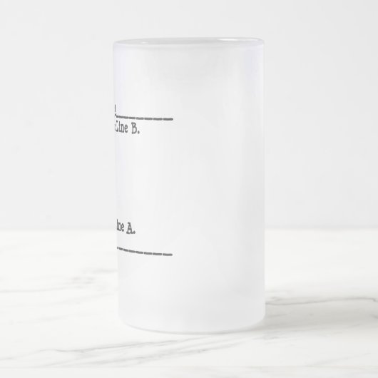 Bodenlose Tasse (Mittel)