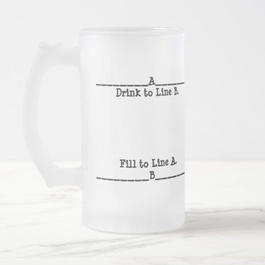 Bodenlose Tasse (Links)