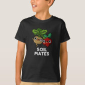 Bodenmatten Funny Beet Root Puff Dark BG T-Shirt (Vorderseite)