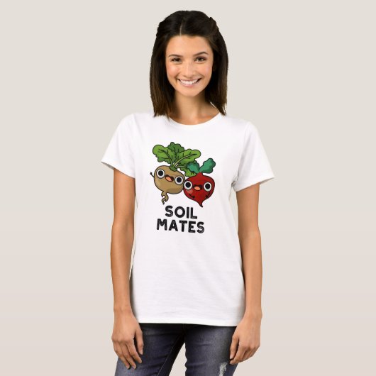 Bodenmatten Funny Beet Root Puff T-Shirt (Vorne ganz)