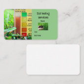 Bodenprüfdienst Visitenkarte (Vorne/Hinten)