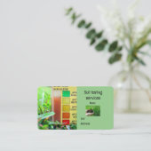 Bodenprüfdienst Visitenkarte (Stehend Vorderseite)